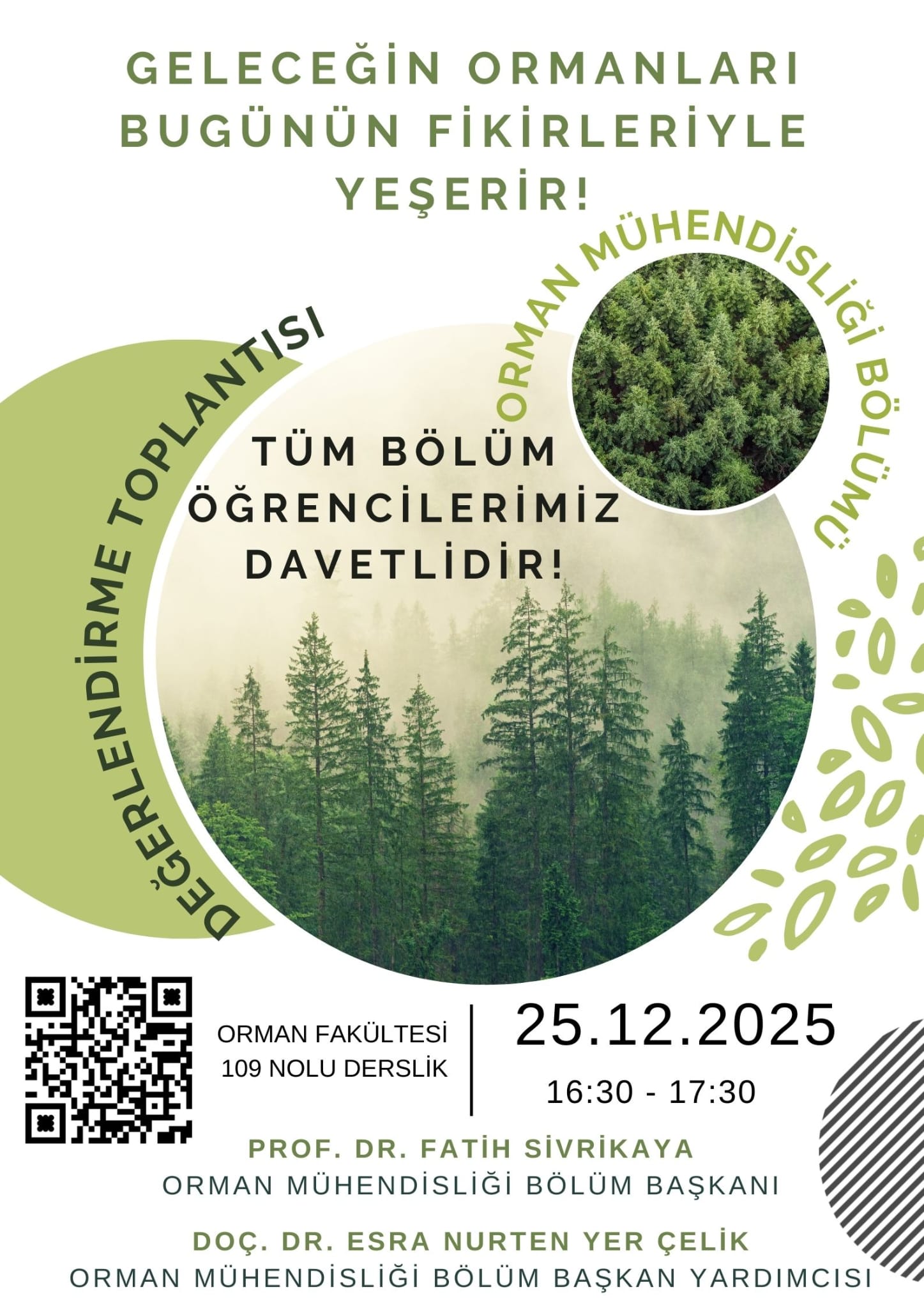 Orman Mühendisliği Bölümü Değerlendirme Toplantısı